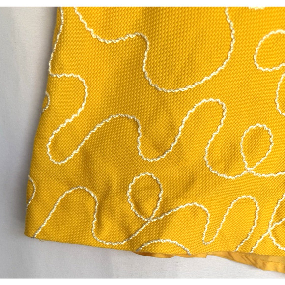 VTG Nicaya Embroidered Abstract Midi Skirt Size 14 Artsy Preppy Colorful Resort - Picture 8 of 13